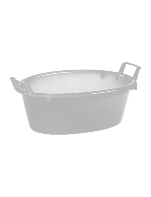 OVAL BASIN 45cm 12lt NEUTRAL