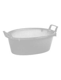 OVAL BASIN 55cm 23lt NEUTRAL