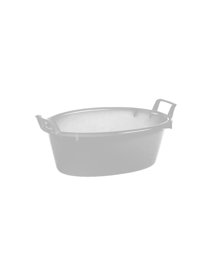 BACINELLA OVALE 55cm 23lt NEUTRO