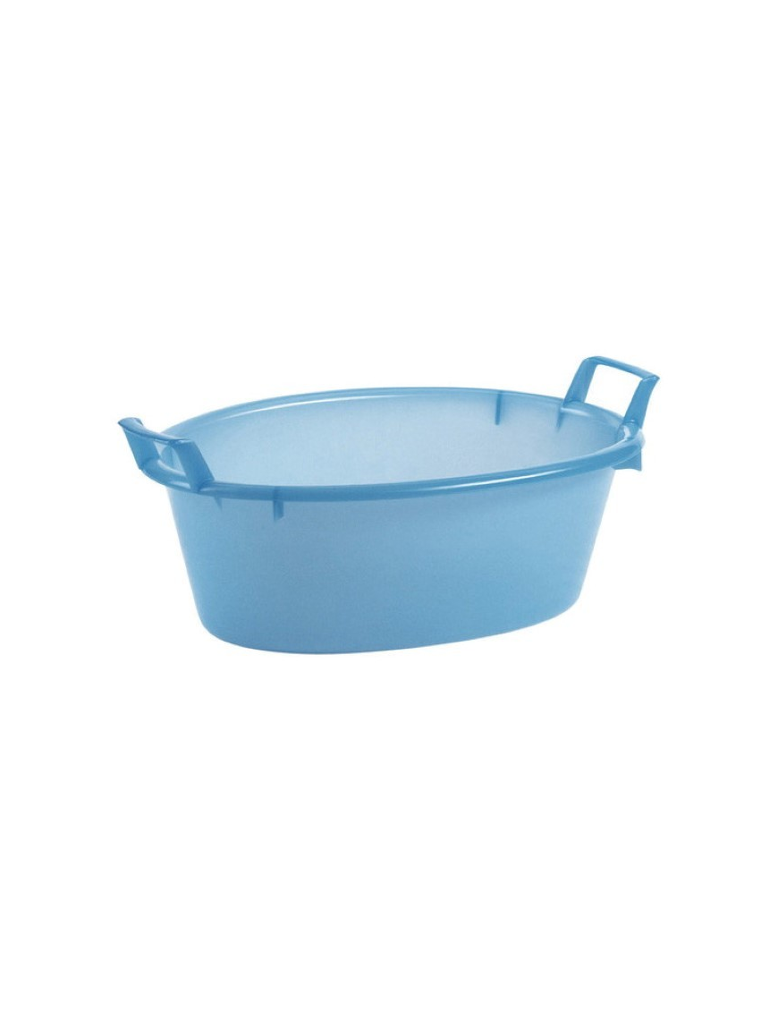 BACINELLA OVALE 65cm 45lt AZZURRA