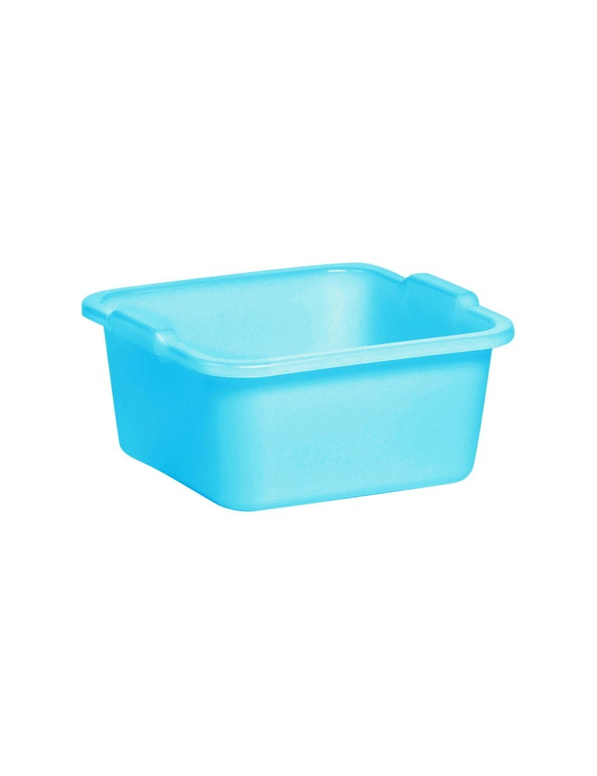 BACINELLA QUADRA 38x38cm 16lt AZZURRA