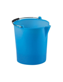 SECCHIO CON BECCO diametro 25cm 6lt AZZURRO