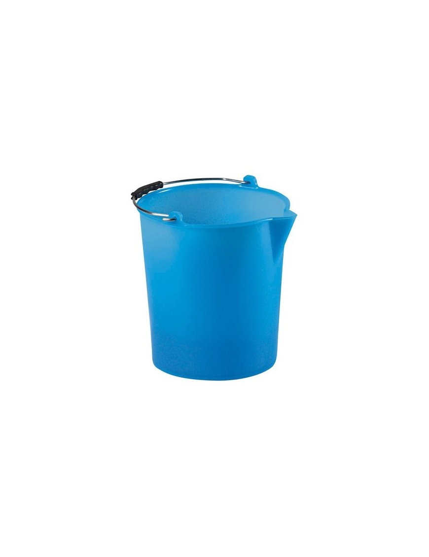 SECCHIO CON BECCO diametro 25cm 6lt AZZURRO