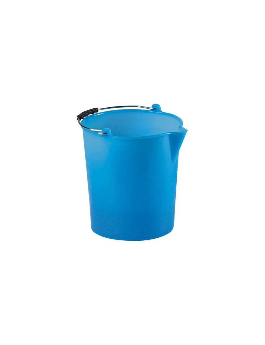 SECCHIO CON BECCO diametro 28cm 12lt AZZURRO