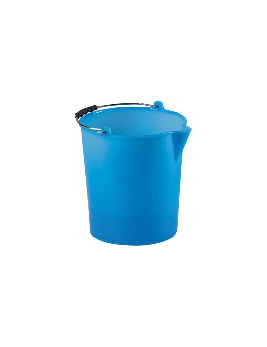 SECCHIO CON BECCO diametro 32cm 17lt AZZURRO