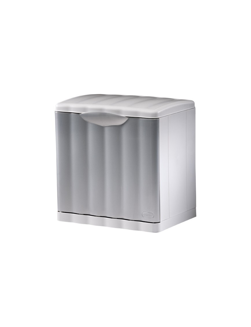 GRAY WASTE BIN 40x30x40cm