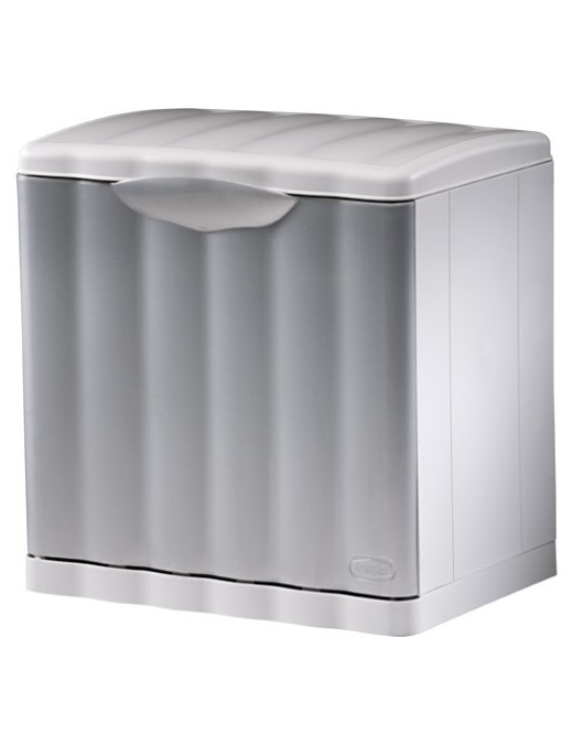 GRAY WASTE BIN 40x30x40cm