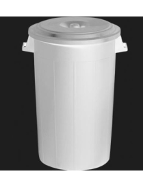 BIDONE NEUTRO 120lt CON COPERCHIO