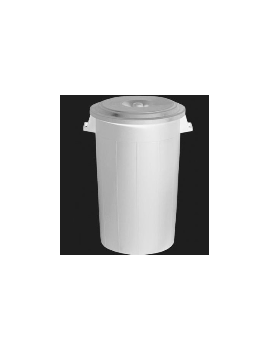 BIDONE NEUTRO 120lt CON COPERCHIO