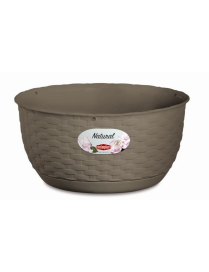 NATURAL BOWL 30cm TAUPE