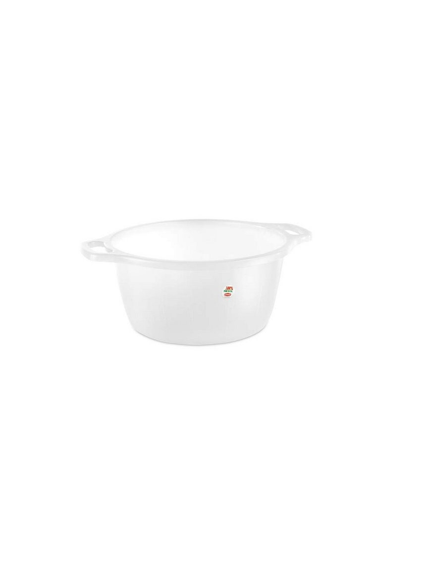 BACINELLA BOMBATA TONDA diametro 50cm 34lt NEUTRO