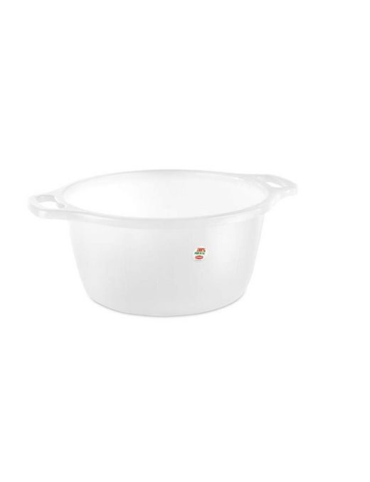 BACINELLA BOMBATA TONDA diametro 50cm 34lt NEUTRO