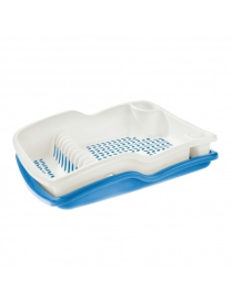 SCOLAPIATTI BRIO BIANCO/CELESTE