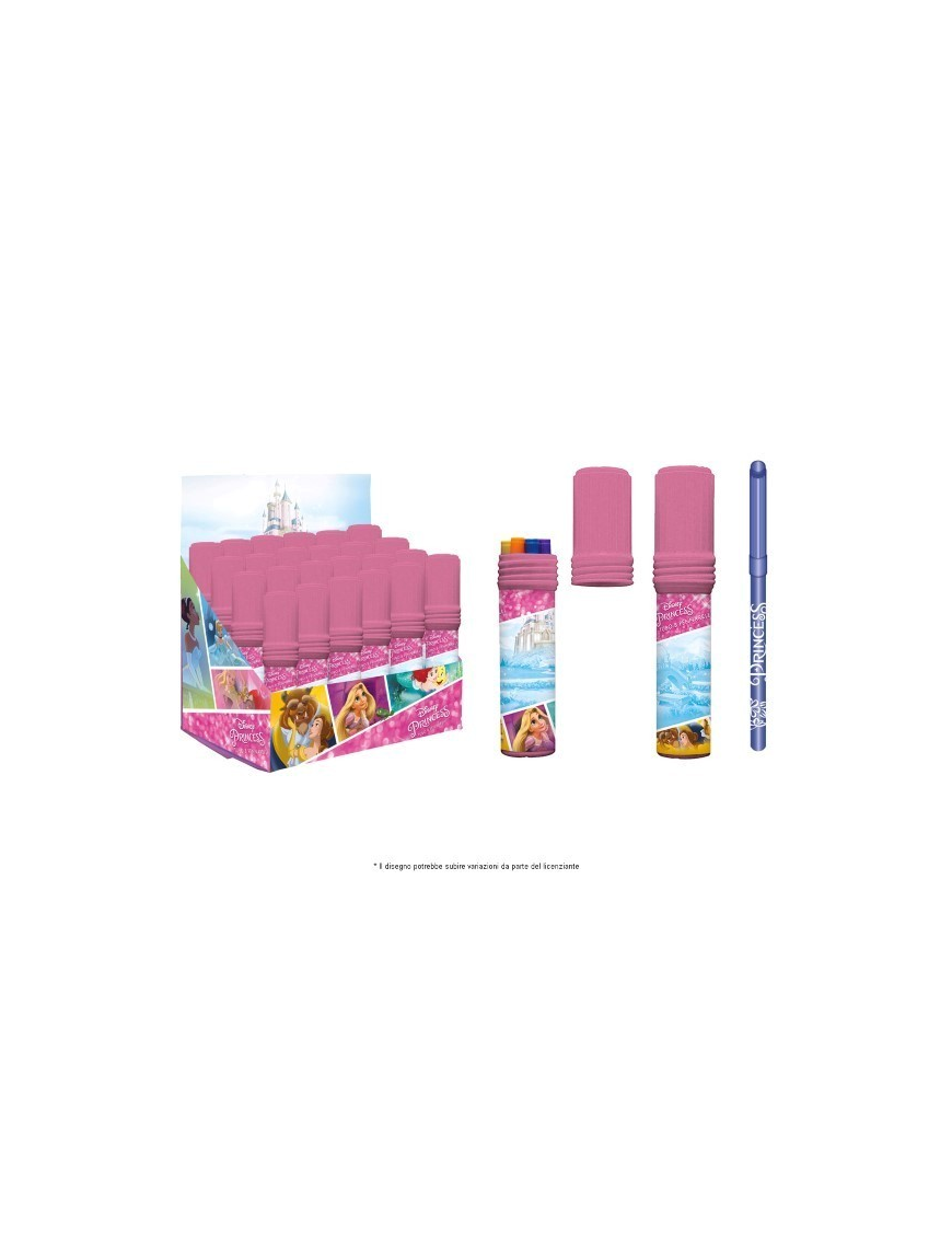 PRINCESS MARKERS IN TUBE 6 pieces