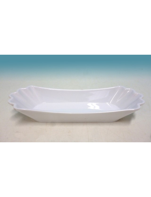 WHITE HOT DOG TRAY 22x8 CENTIMETERS