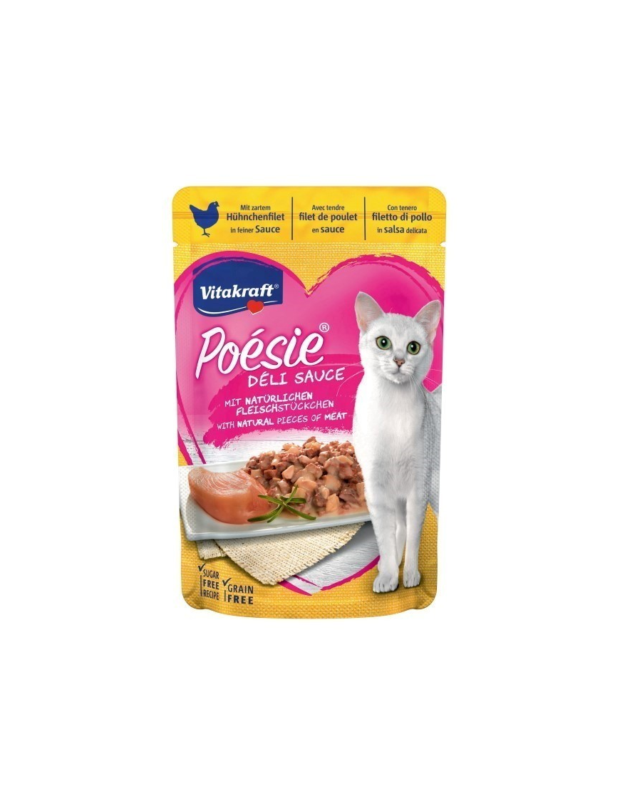 PET LINE POESIE CHICKEN 85 GRAMS