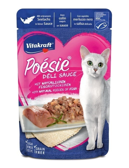 LINEA PET POESIE MERLUZZO NERO 85 GRAMMI