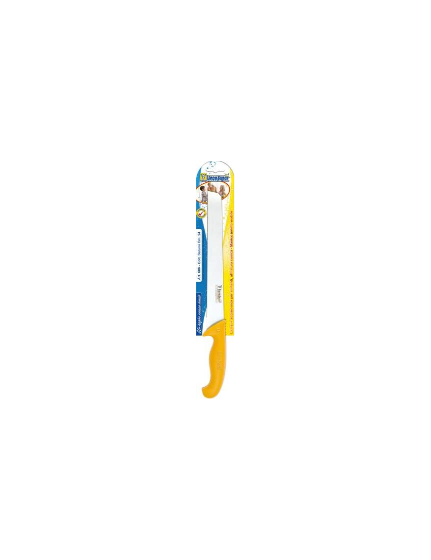 COLTELLO SALUMI LAMA SATINATA