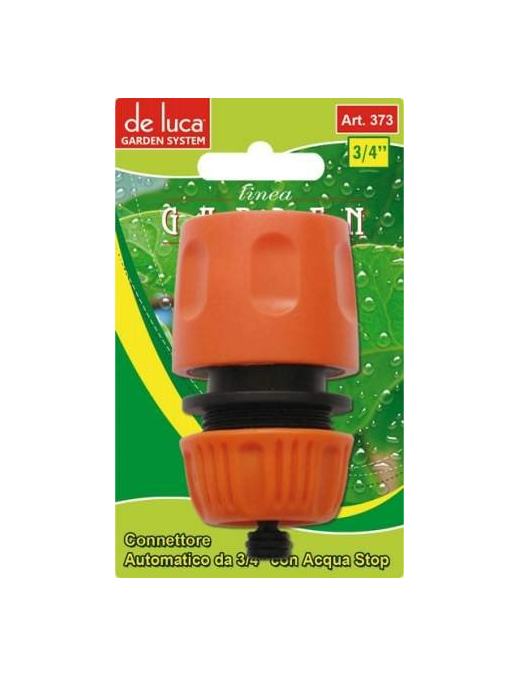 LINEA GARDEN CONNETTORE AUTOMATICO ACQUA STOP 3/4 POLLICE