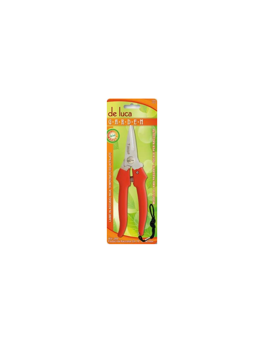 LINEA GARDEN FORBICI DA RACCOLTO IN ACCIAIO INOX