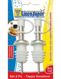 STAINLESS STEEL DOSING CAP 2 PIECES
