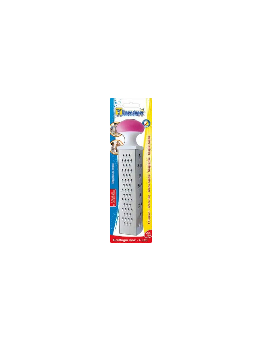 GRATTUGIA 4 FUNZIONI IN ACCIAIO INOX
