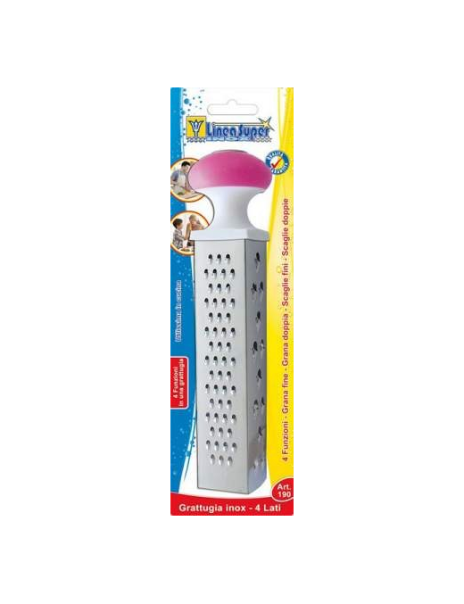 GRATTUGIA 4 FUNZIONI IN ACCIAIO INOX