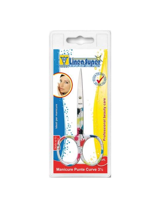 FORBICI MANICURE PUNTE CURVE COLOR