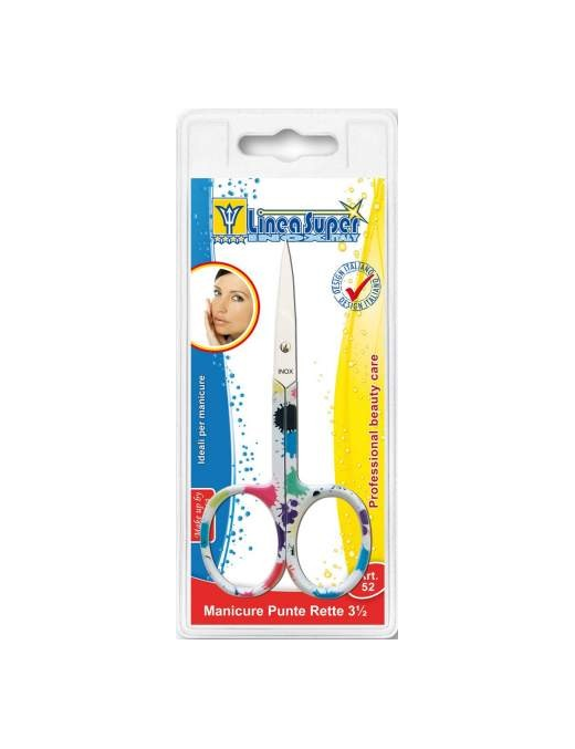 FORBICI MANICURE PUNTE RETTE COLOR