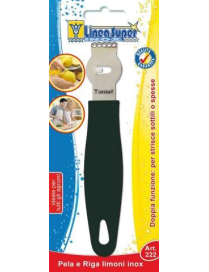 STAINLESS STEEL LEMON PEELER AND SCRATCH