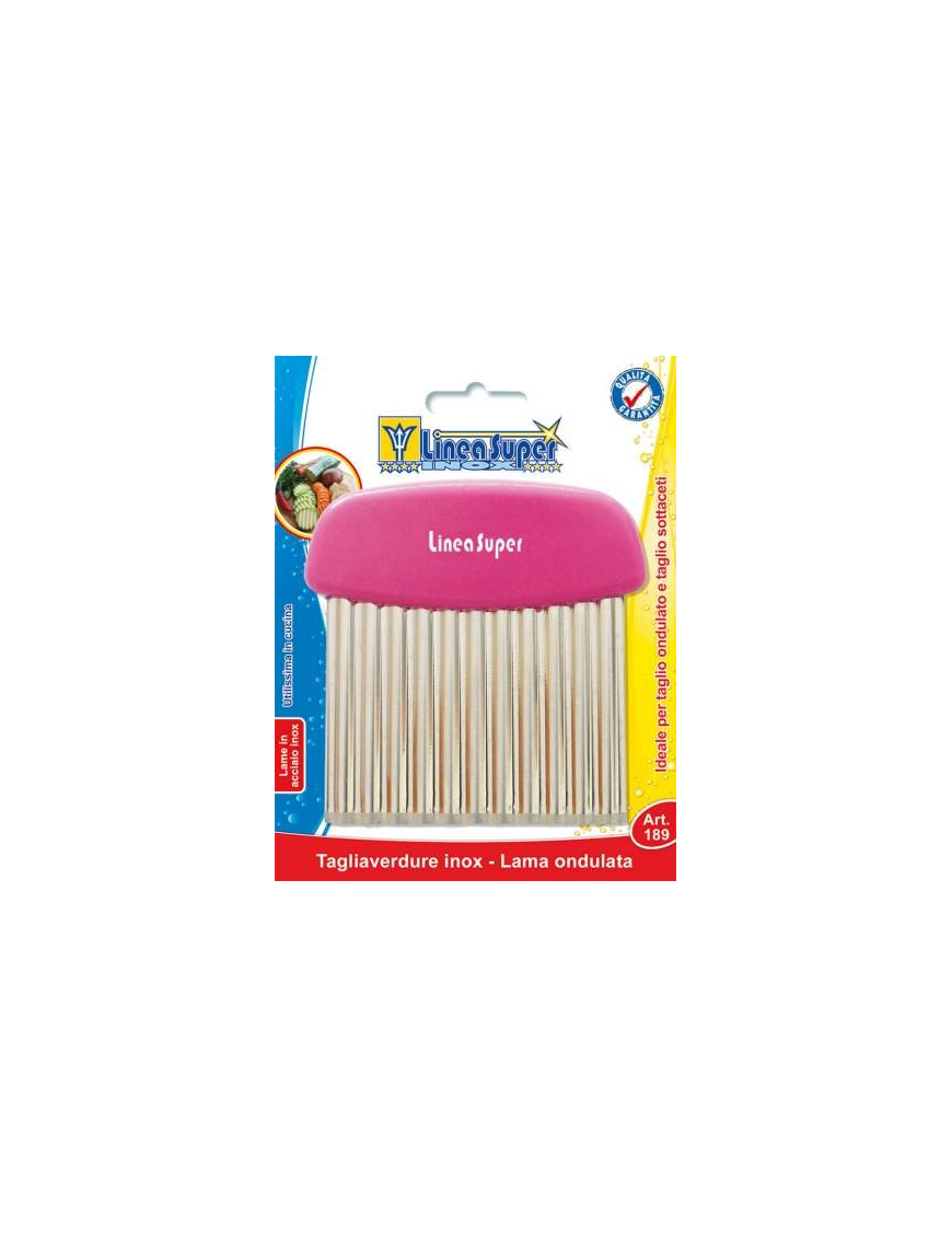 STAINLESS STEEL VEGETABLE CUTTER WITH WAVY BLADE