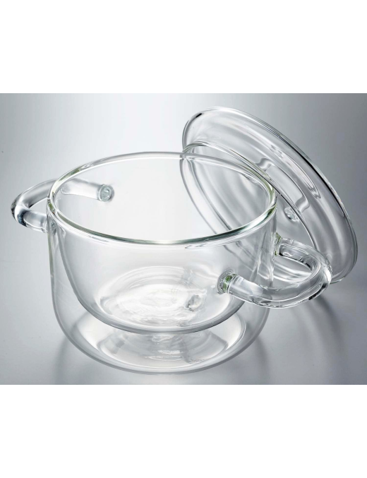 FOOD and DESIGN POT WITH HANDLE AND LID 25cl 2 PIECES