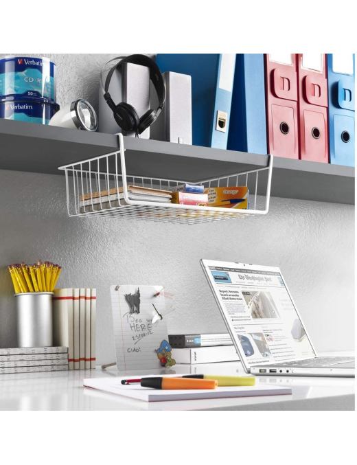 WHITE BASKET WITHOUT WALL UNIT BABATEX 30 CENTIMETERS