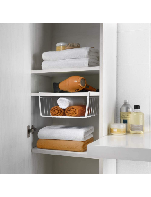 WHITE BASKET WITHOUT WALL UNIT BABATEX 30 CENTIMETERS