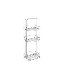 ONDA SCAFFALE TORRE 3 PIANI 25x17x77 CENTIMETRI