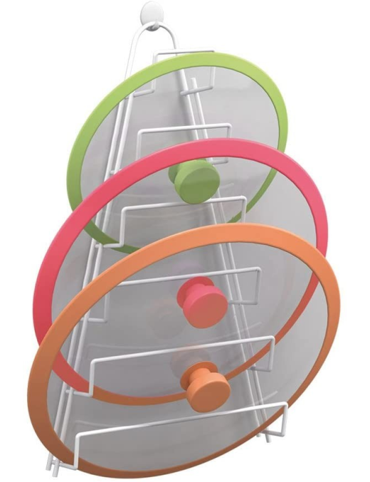 WHITE 6-TIER LIDS HOLDER KIWI