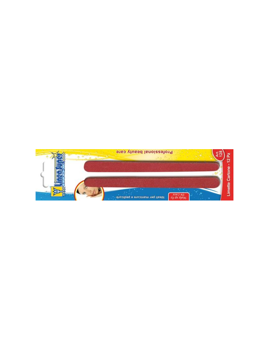 LIMA PER UNGHIE CARTONE 12 PEZZI