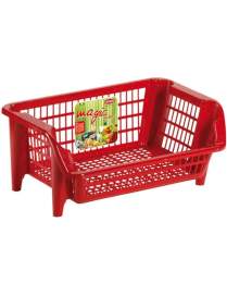 MAGIC MILLEUSI RED BASKET 51x40x25cm