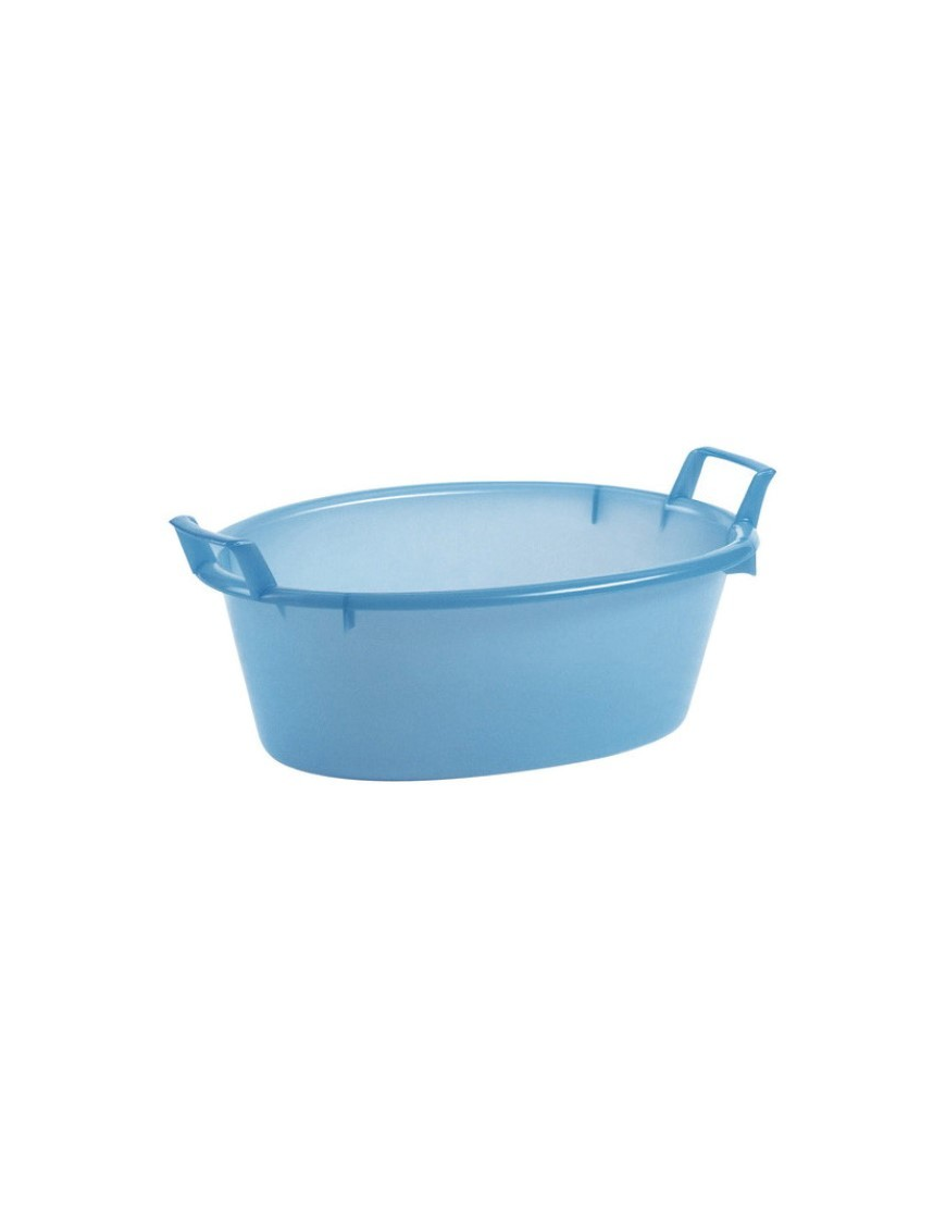 BACINELLA OVALE 45cm 12lt AZZURRA