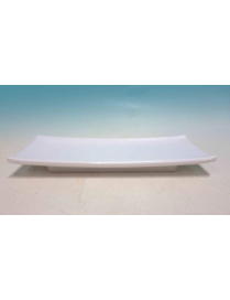 VASSOIO BIANCO RETTANGOLARE 23,5x9 CENTIMETRI