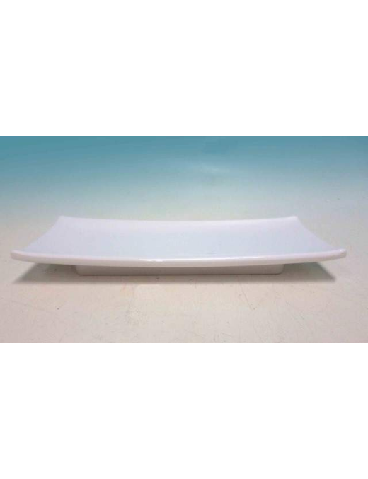 VASSOIO BIANCO RETTANGOLARE 23,5x9 CENTIMETRI