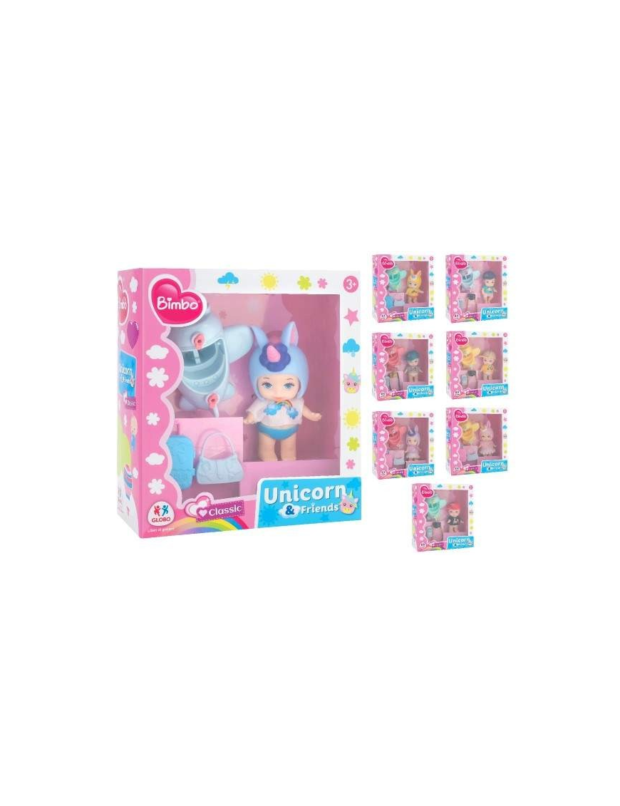 BAMBOLOTTO UNICORNO 9 CM