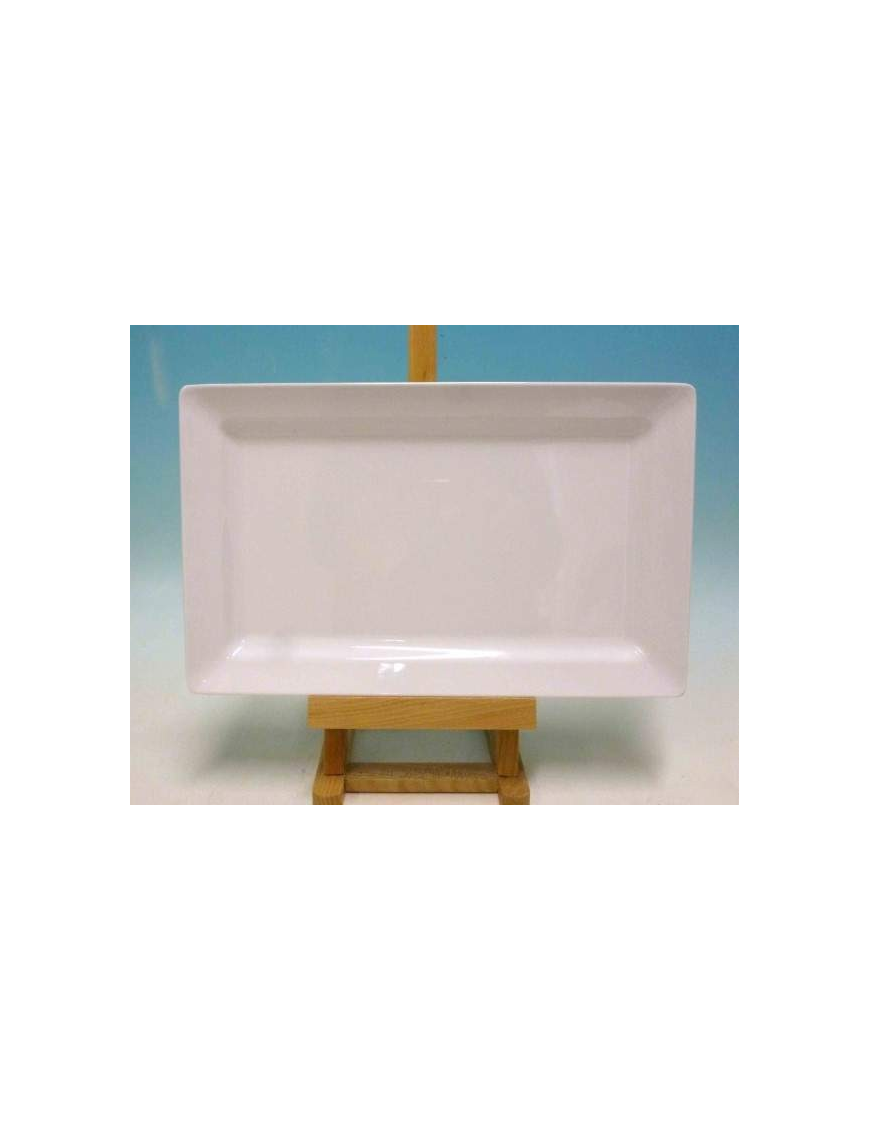 WHITE RECTANGULAR TRAY 33x20.5 CENTIMETERS