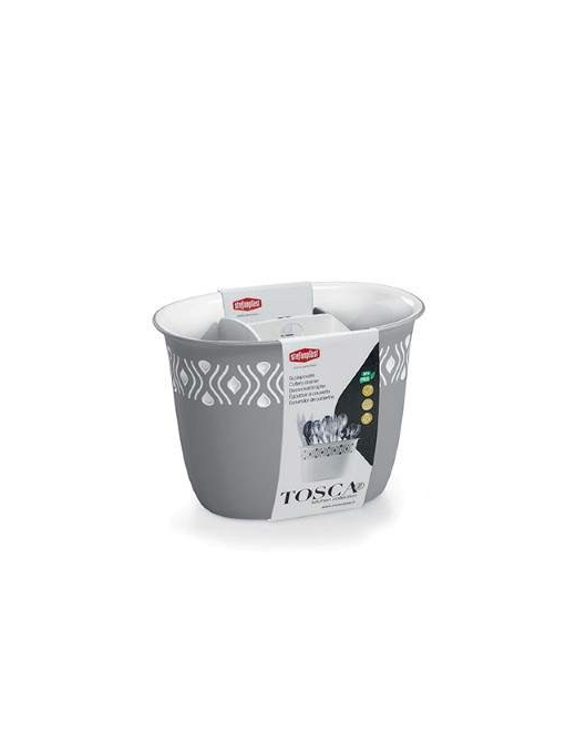 TOSCA GRAY LINE CUTLERY DRAIN 19.5x13x14 cm