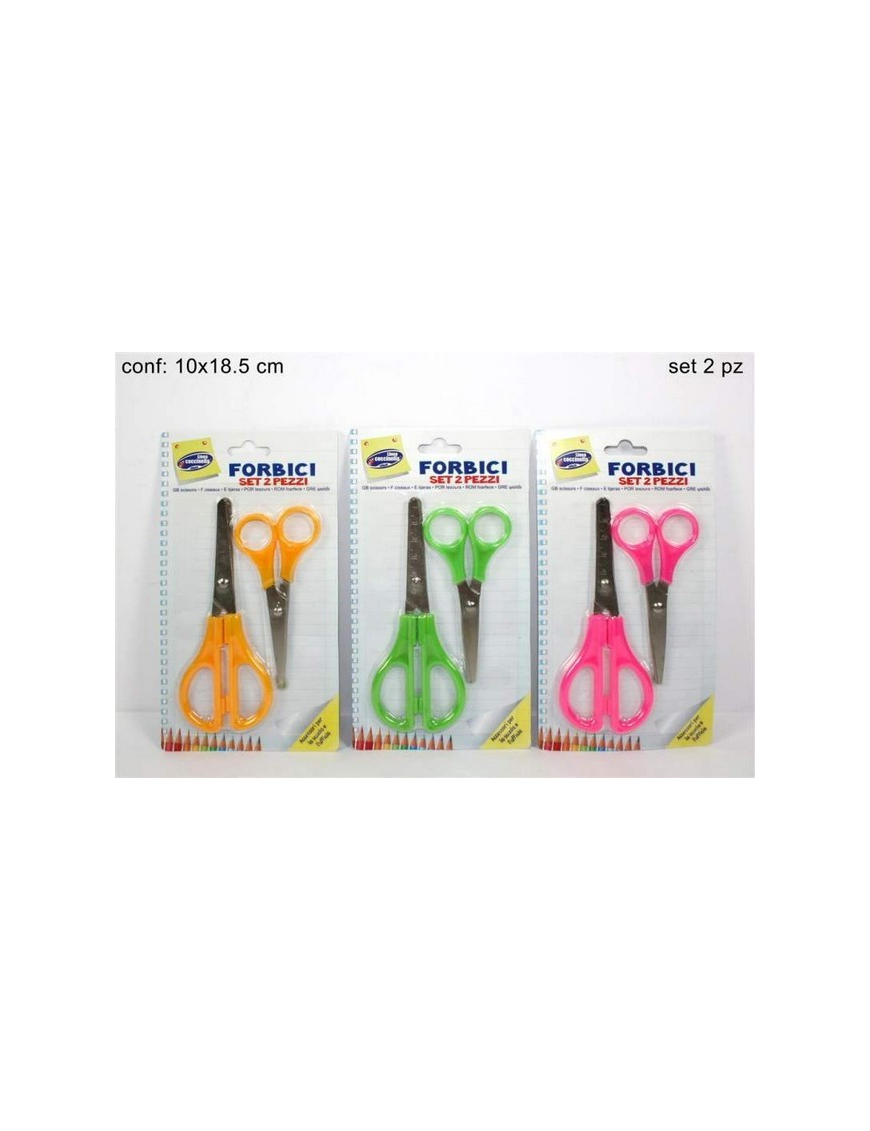 FORBICI UFFICIO 2 PEZZI