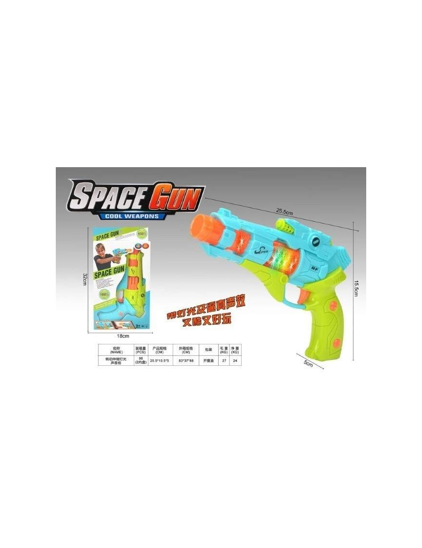 PISTOLA SPACE GUN CON SUONI