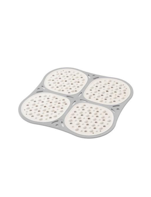 SHOWER MAT 53x53cm RELAX WHITE