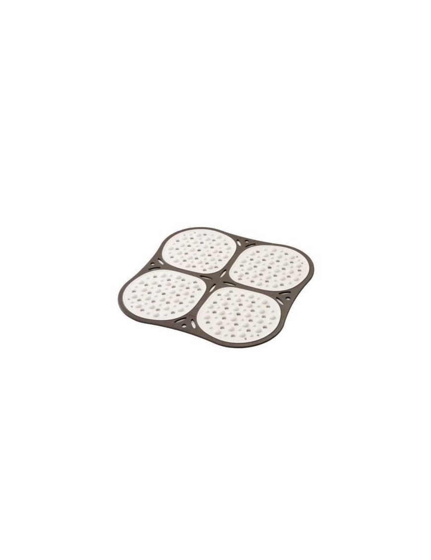 TAPPETO DOCCIA 53x53cm RELAX TORTORA
