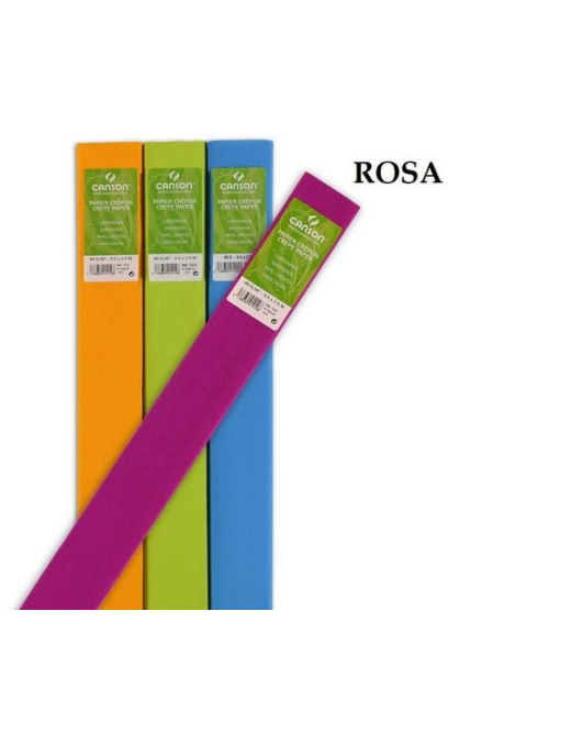 CARTA CRESPA 50x250cm ROSA