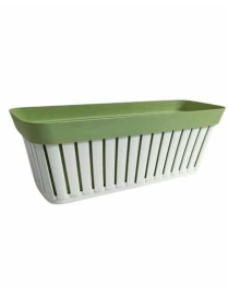 FIORIERA BIANCO/VERDE KRETA 50 CENTIMETRI